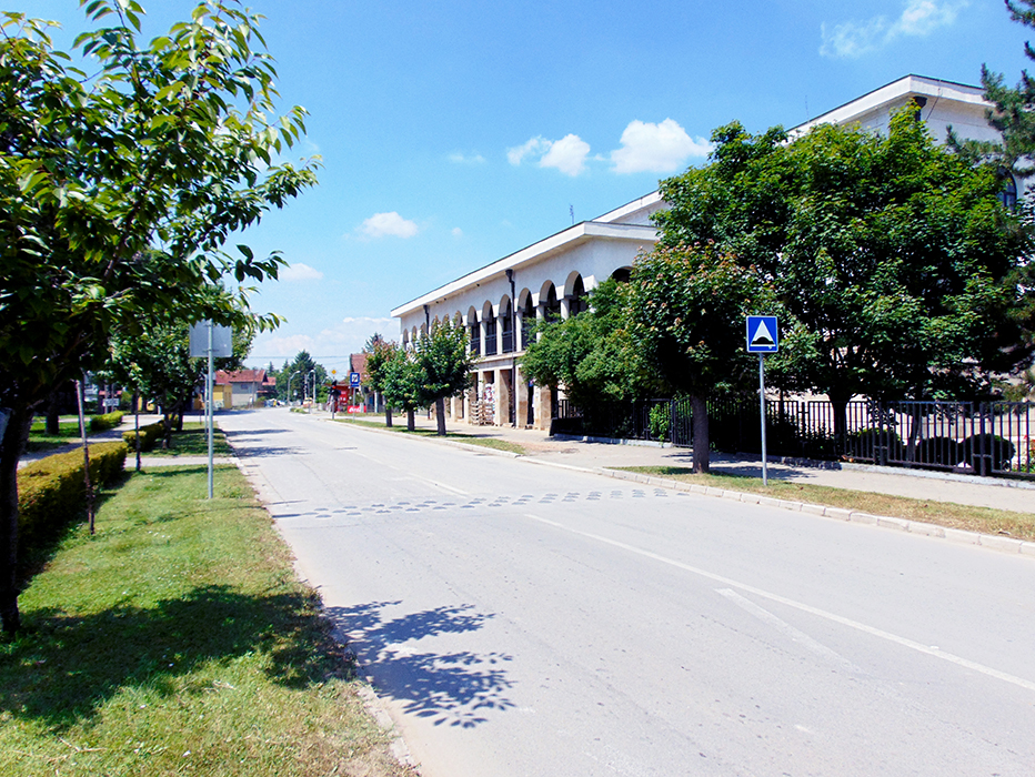 Prazan grad ilustracija