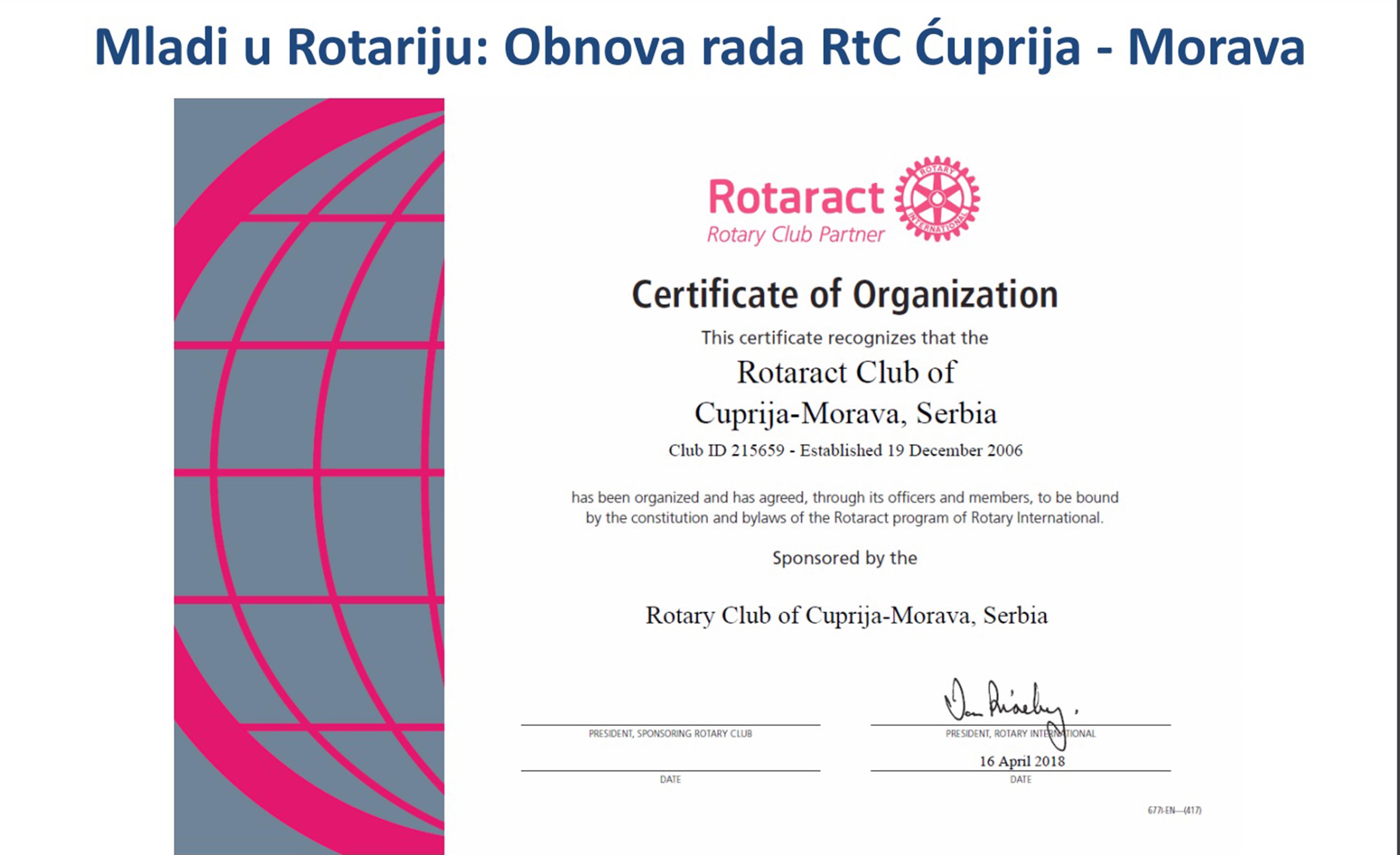 Rotarakt Cuprija