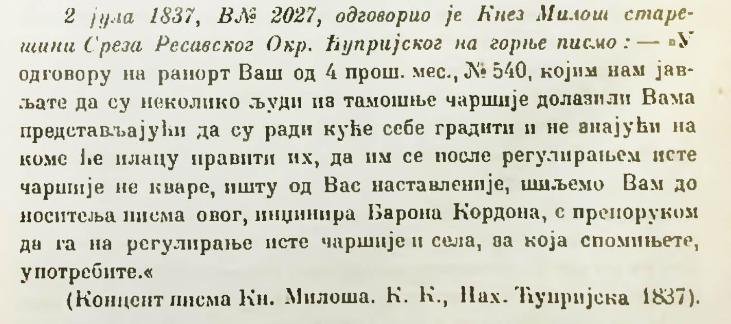 1837 indzinir Baron Kordon