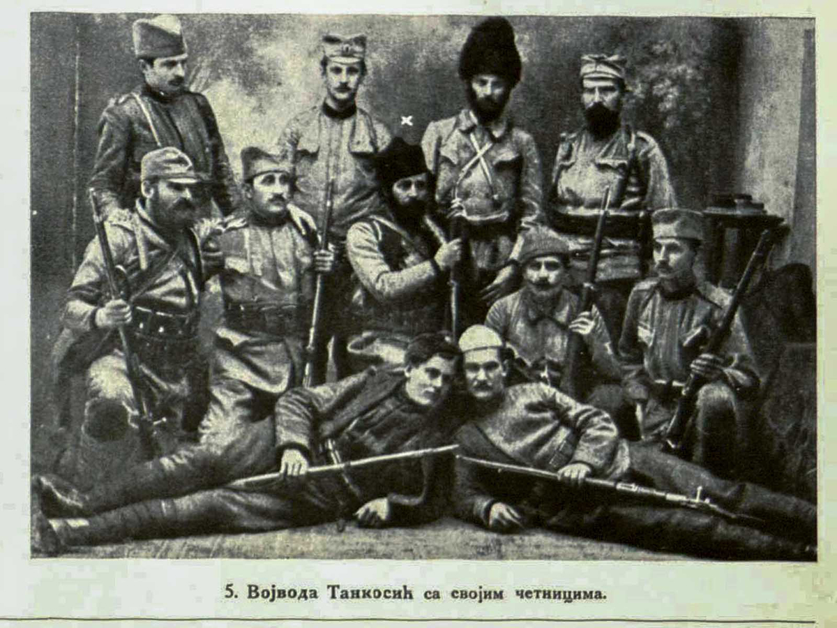 Voivoda Tankosic with his Komitadjis