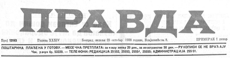 Pravda 23 10 1938