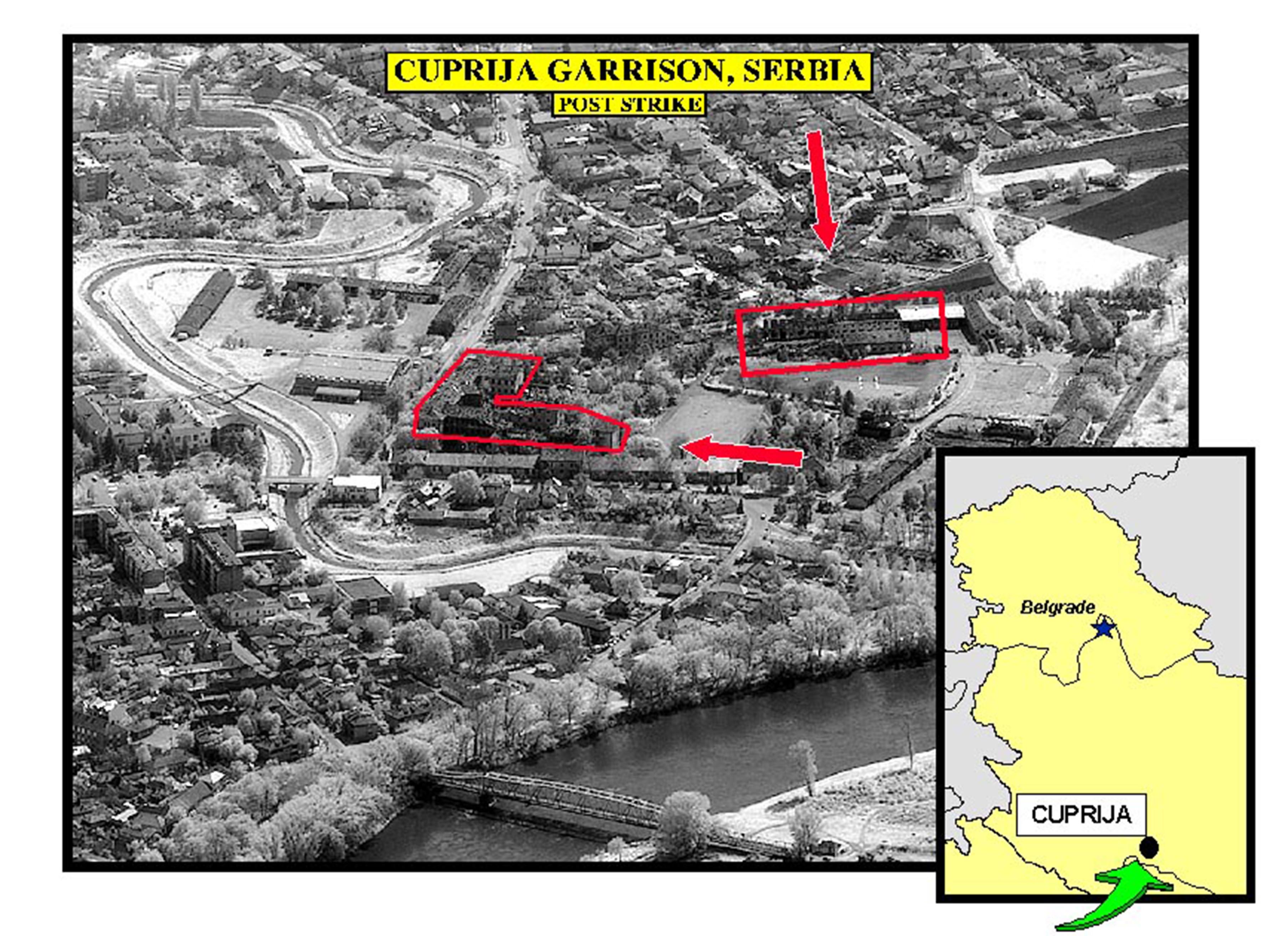 Cuprija kasarna posle